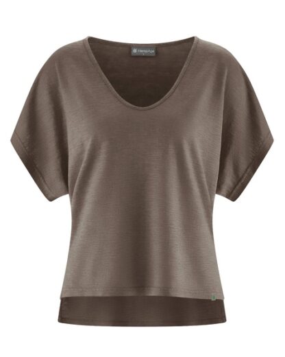 Kurzarmshirt mit Seitenschlitz – Bild 2